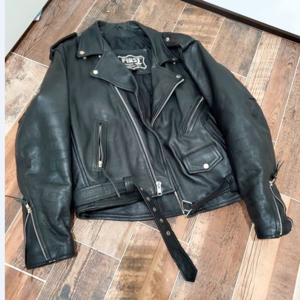 Leather Biker Jacket - flawless